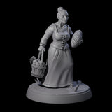 Honest Village Woman D Miniature for Dungeons and Dragons, Pathfinder or other TTRPGs