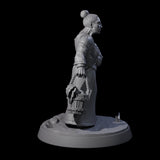 Honest Village Woman D Miniature for Dungeons and Dragons, Pathfinder or other TTRPGs