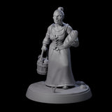 Honest Village Woman D Miniature for Dungeons and Dragons, Pathfinder or other TTRPGs