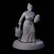 Honest Village Woman D Miniature for Dungeons and Dragons, Pathfinder or other TTRPGs