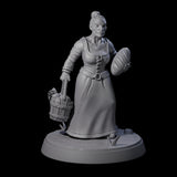 Honest Village Woman D Miniature for Dungeons and Dragons, Pathfinder or other TTRPGs