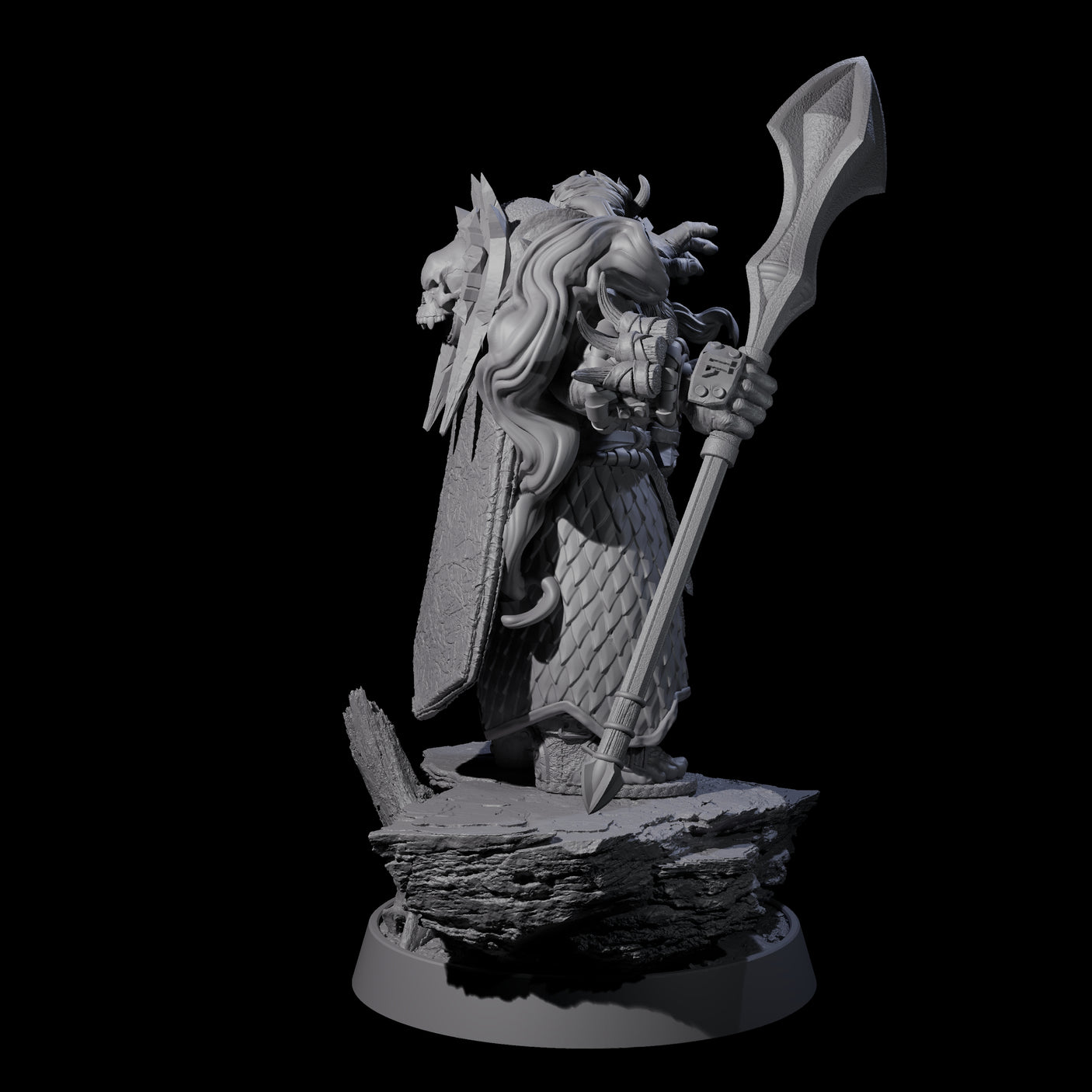 Honorable Orc of the East A Miniature for Dungeons and Dragons, Pathfinder or other TTRPGs