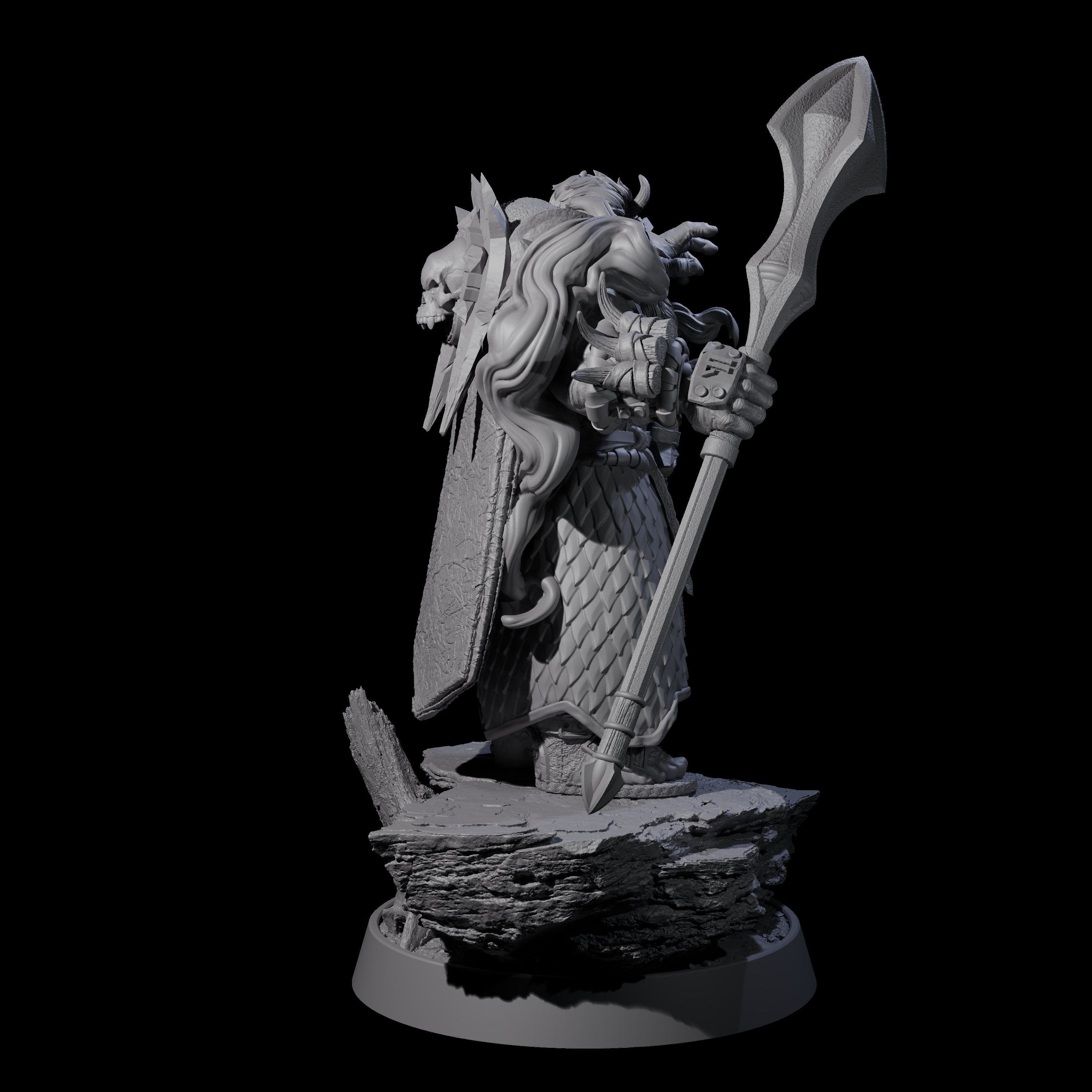 Honorable Orc of the East A Miniature for Dungeons and Dragons, Pathfinder or other TTRPGs