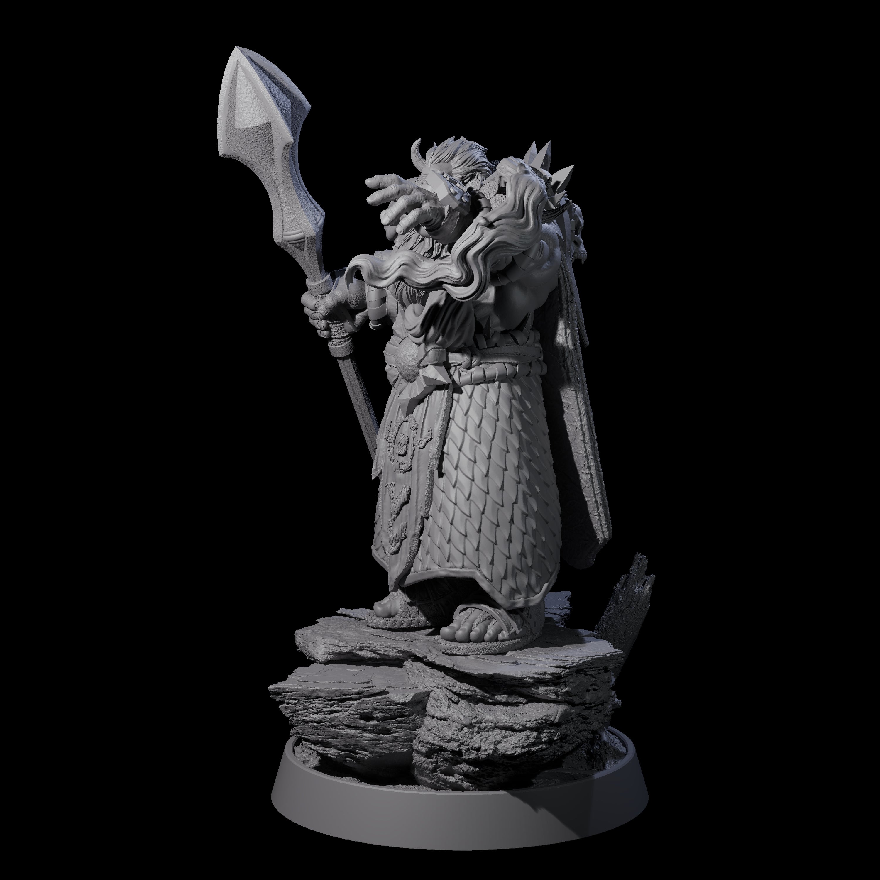 Honorable Orc of the East A Miniature for Dungeons and Dragons, Pathfinder or other TTRPGs