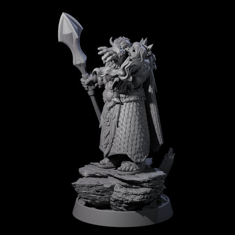 Honorable Orc of the East A Miniature for Dungeons and Dragons, Pathfinder or other TTRPGs