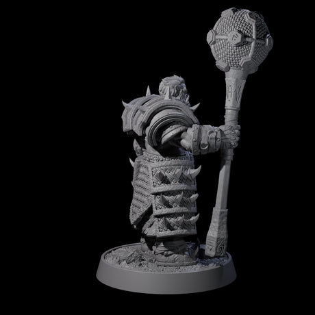 Honorable Orc of the East B Miniature for Dungeons and Dragons, Pathfinder or other TTRPGs
