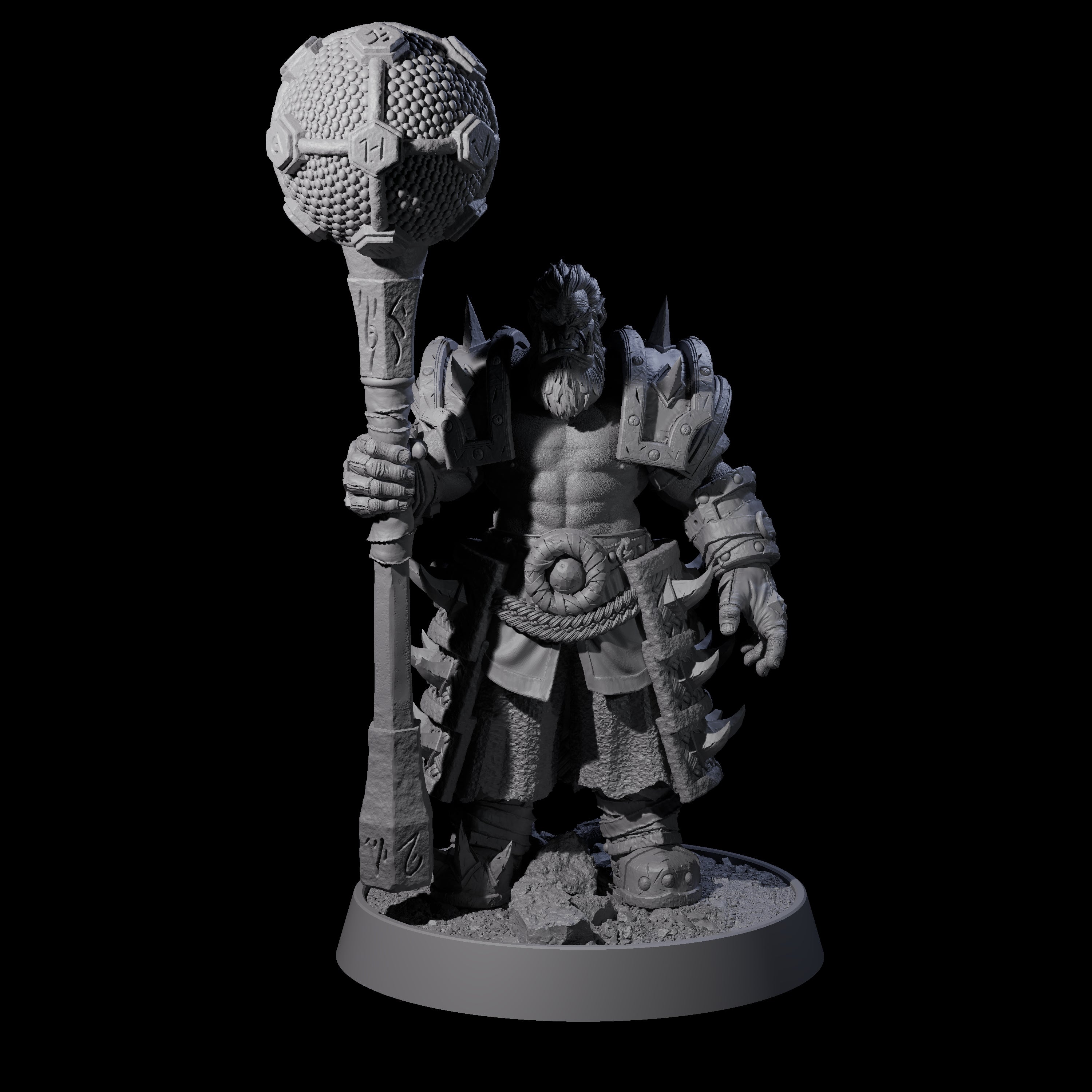 Honorable Orc of the East B Miniature for Dungeons and Dragons, Pathfinder or other TTRPGs