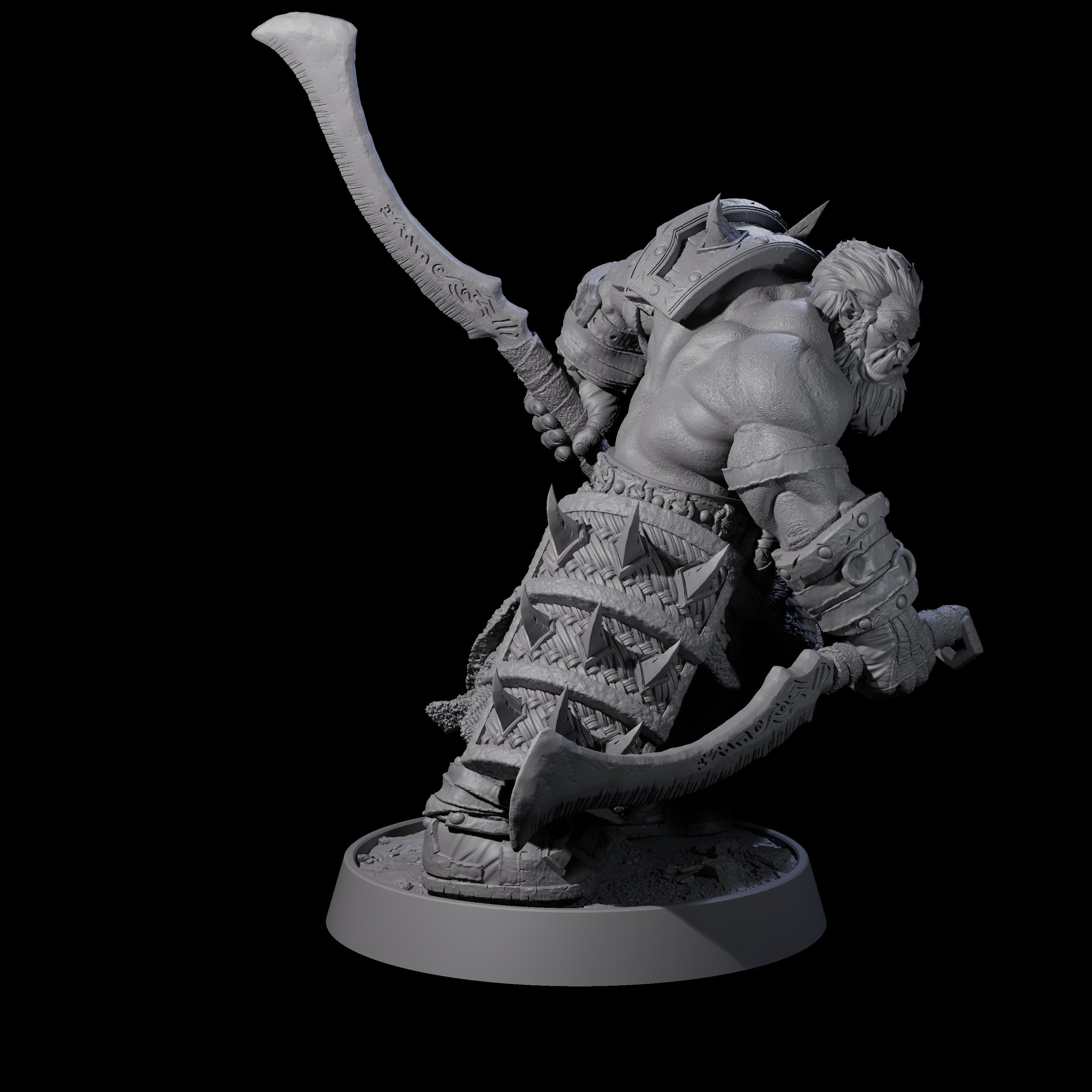 Honorable Orc of the East C Miniature for Dungeons and Dragons, Pathfinder or other TTRPGs