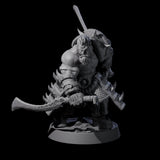 Honorable Orc of the East C Miniature for Dungeons and Dragons, Pathfinder or other TTRPGs