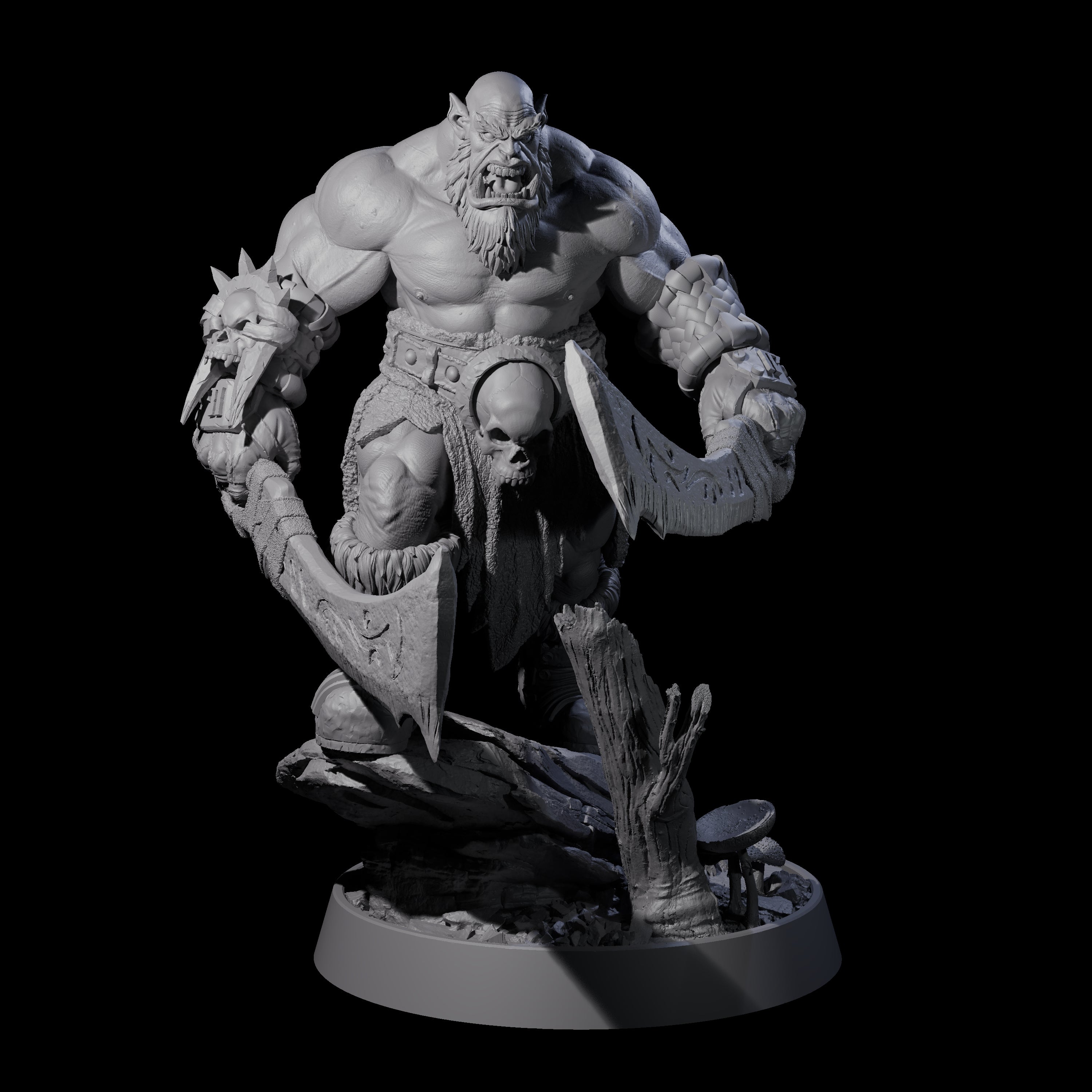 Honorable Orc of the East D Miniature for Dungeons and Dragons, Pathfinder or other TTRPGs