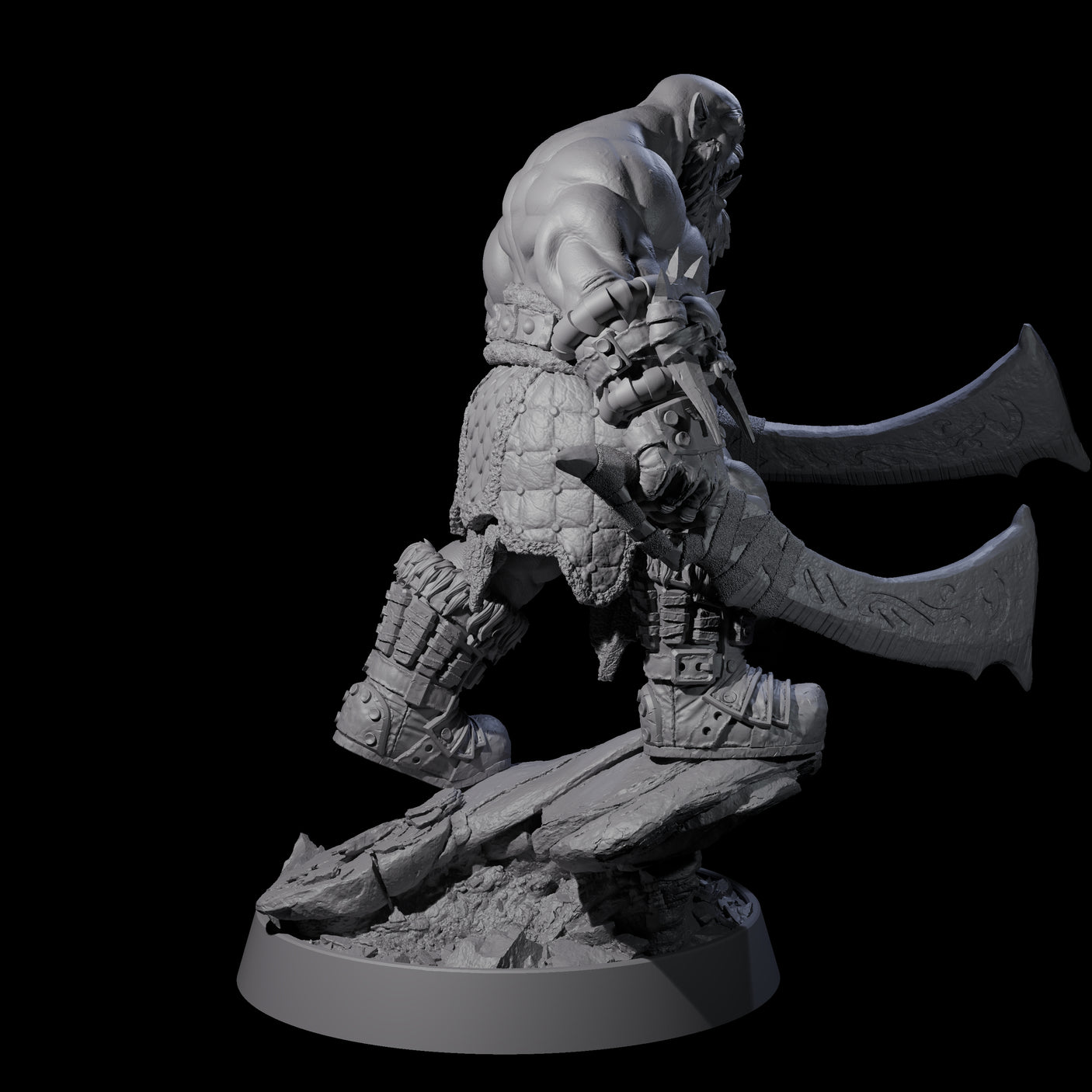 Honorable Orc of the East D Miniature for Dungeons and Dragons, Pathfinder or other TTRPGs