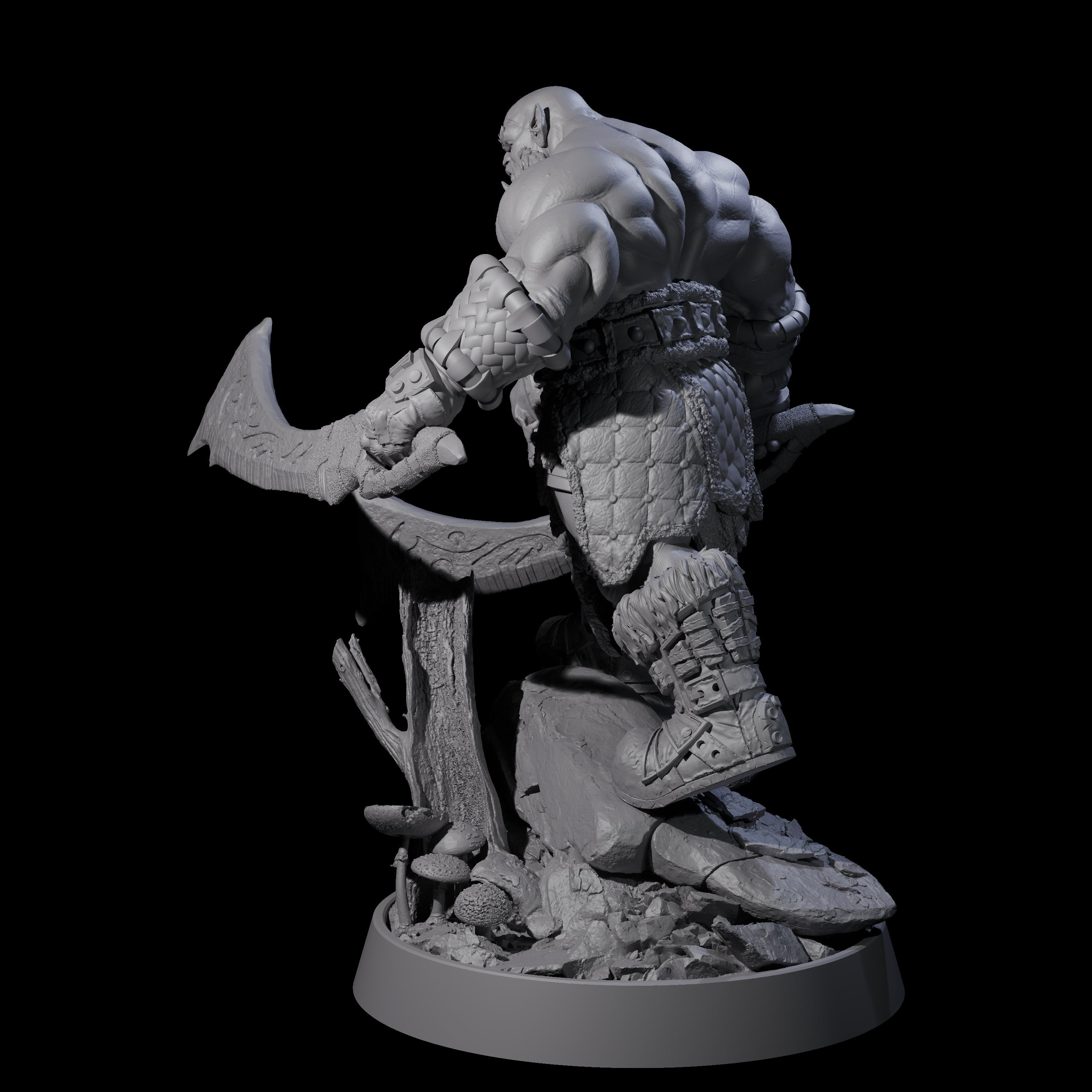 Honorable Orc of the East D Miniature for Dungeons and Dragons, Pathfinder or other TTRPGs