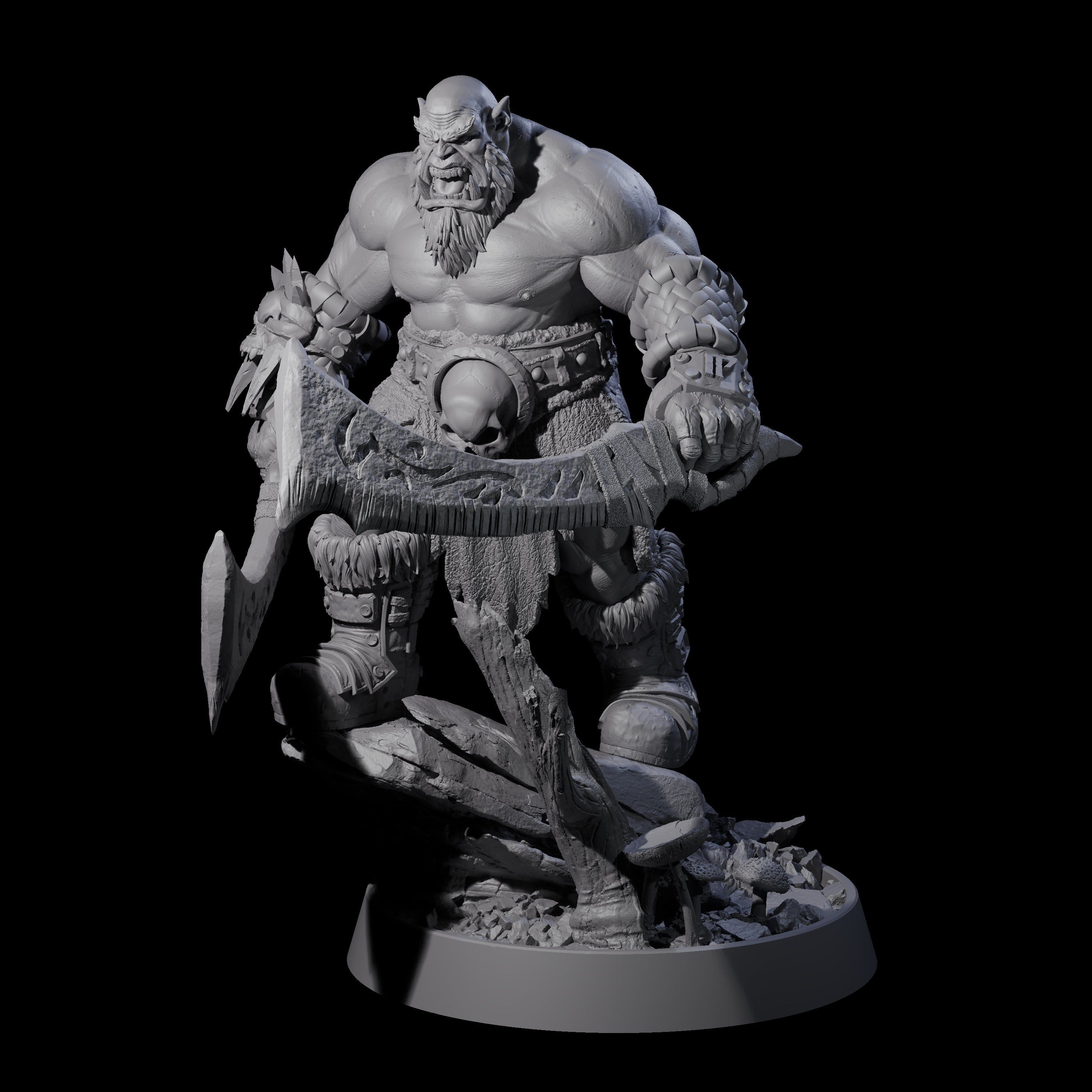 Honorable Orc of the East D Miniature for Dungeons and Dragons, Pathfinder or other TTRPGs