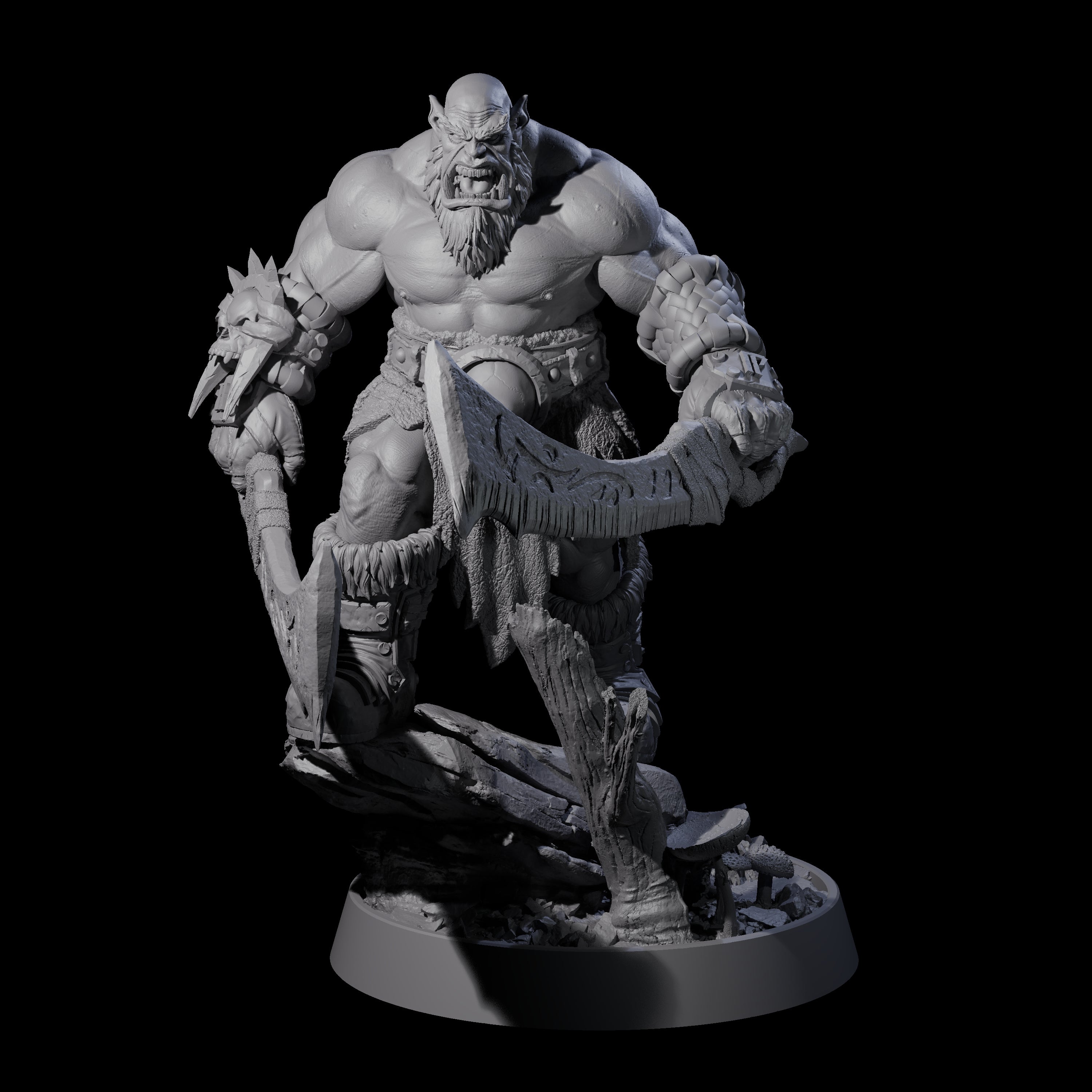 Honorable Orc of the East D Miniature for Dungeons and Dragons, Pathfinder or other TTRPGs
