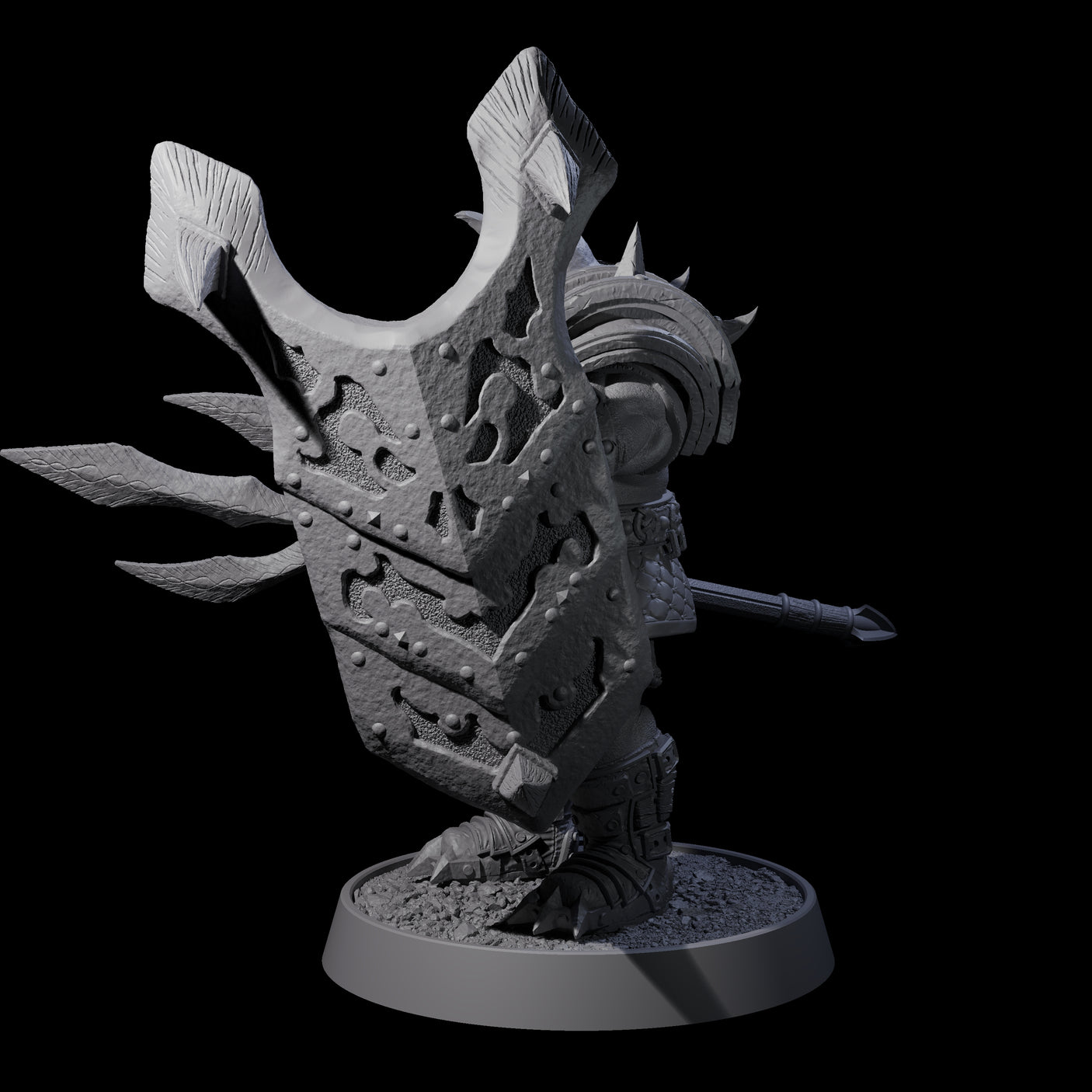 Honorable Orc of the East E Miniature for Dungeons and Dragons, Pathfinder or other TTRPGs