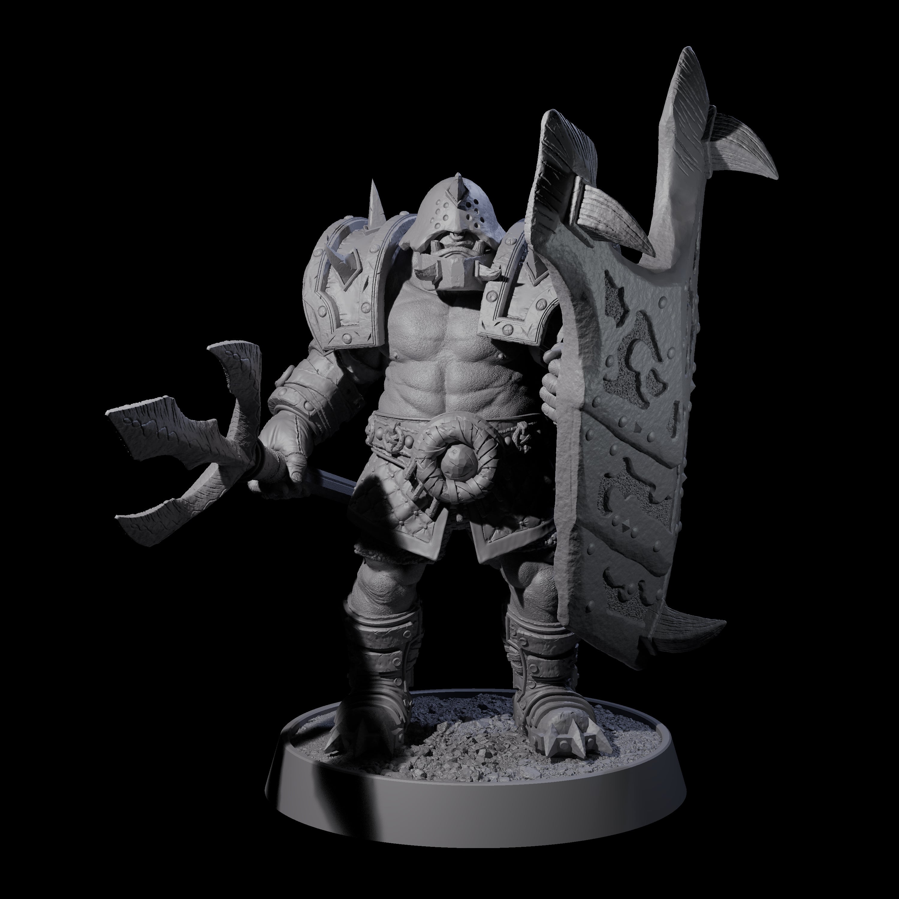 Honorable Orc of the East E Miniature for Dungeons and Dragons, Pathfinder or other TTRPGs
