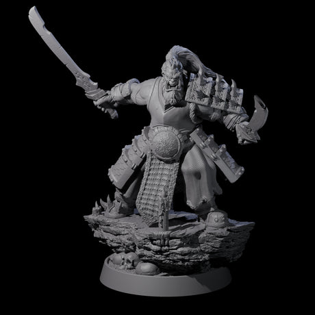Honorable Orc of the East G Miniature for Dungeons and Dragons, Pathfinder or other TTRPGs