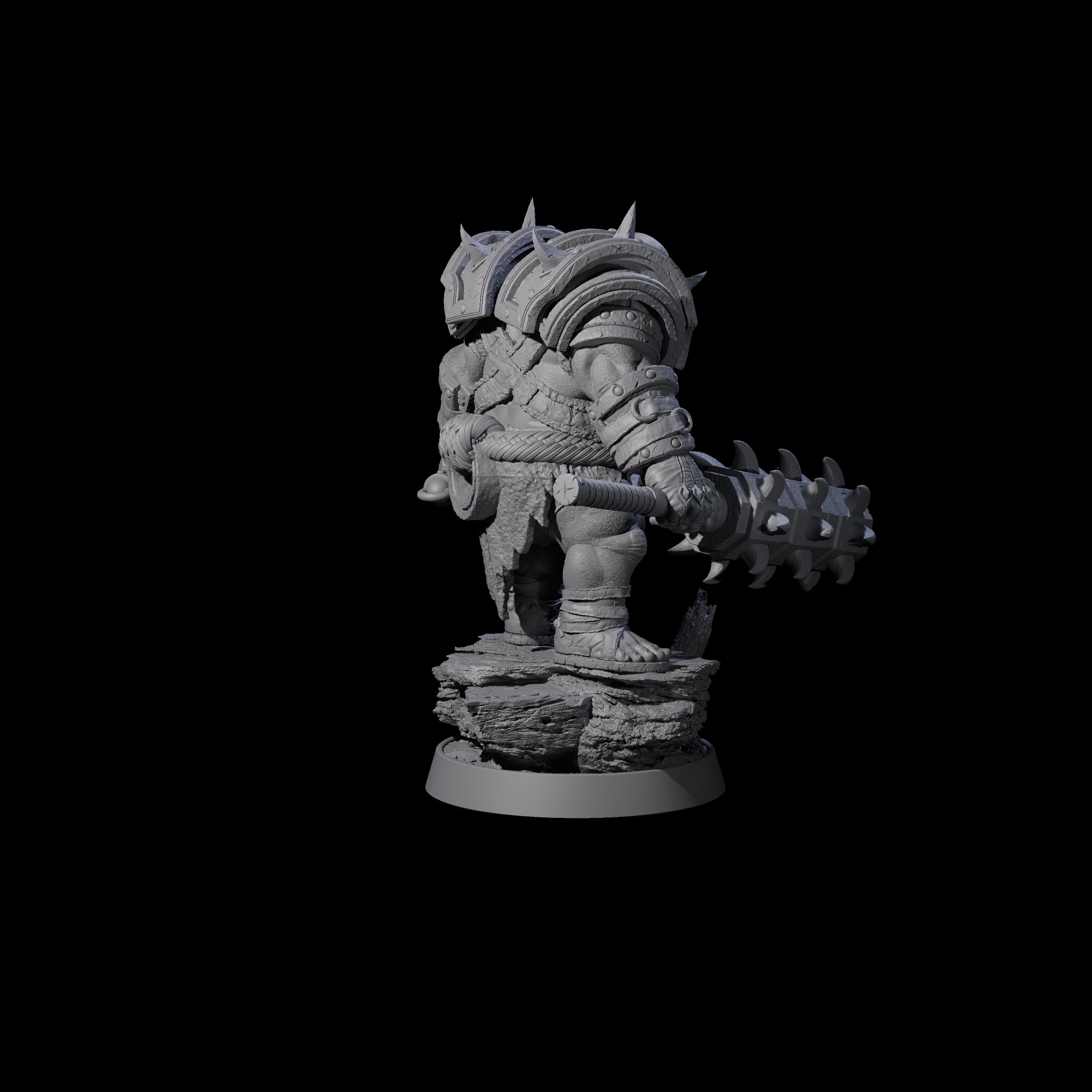 Honorable Orc of the East H Miniature for Dungeons and Dragons, Pathfinder or other TTRPGs