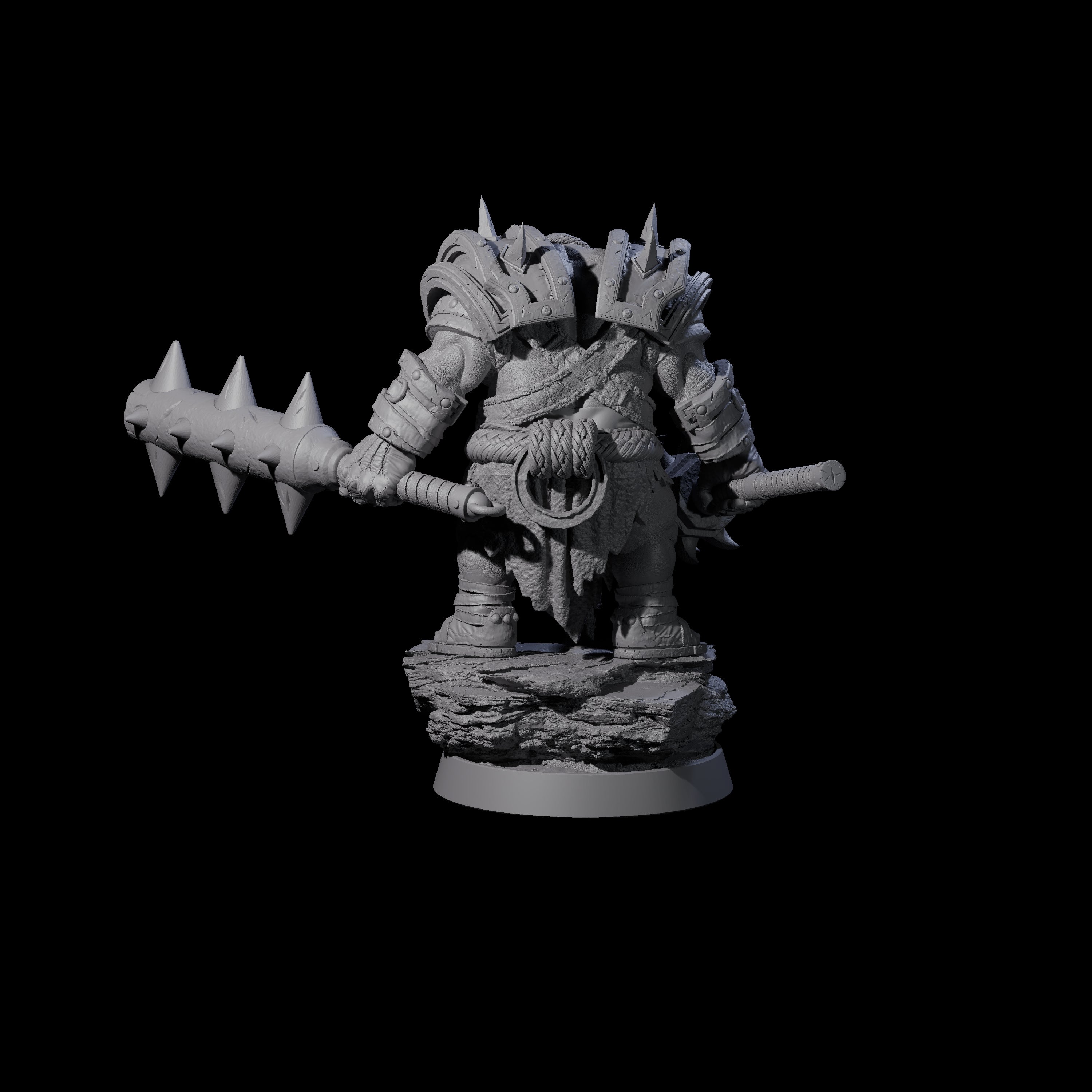 Honorable Orc of the East H Miniature for Dungeons and Dragons, Pathfinder or other TTRPGs