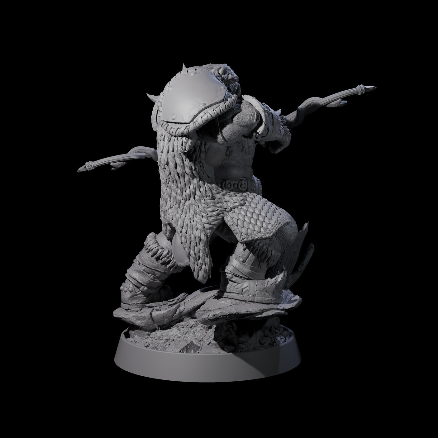 Honorable Orc of the East I Miniature for Dungeons and Dragons, Pathfinder or other TTRPGs