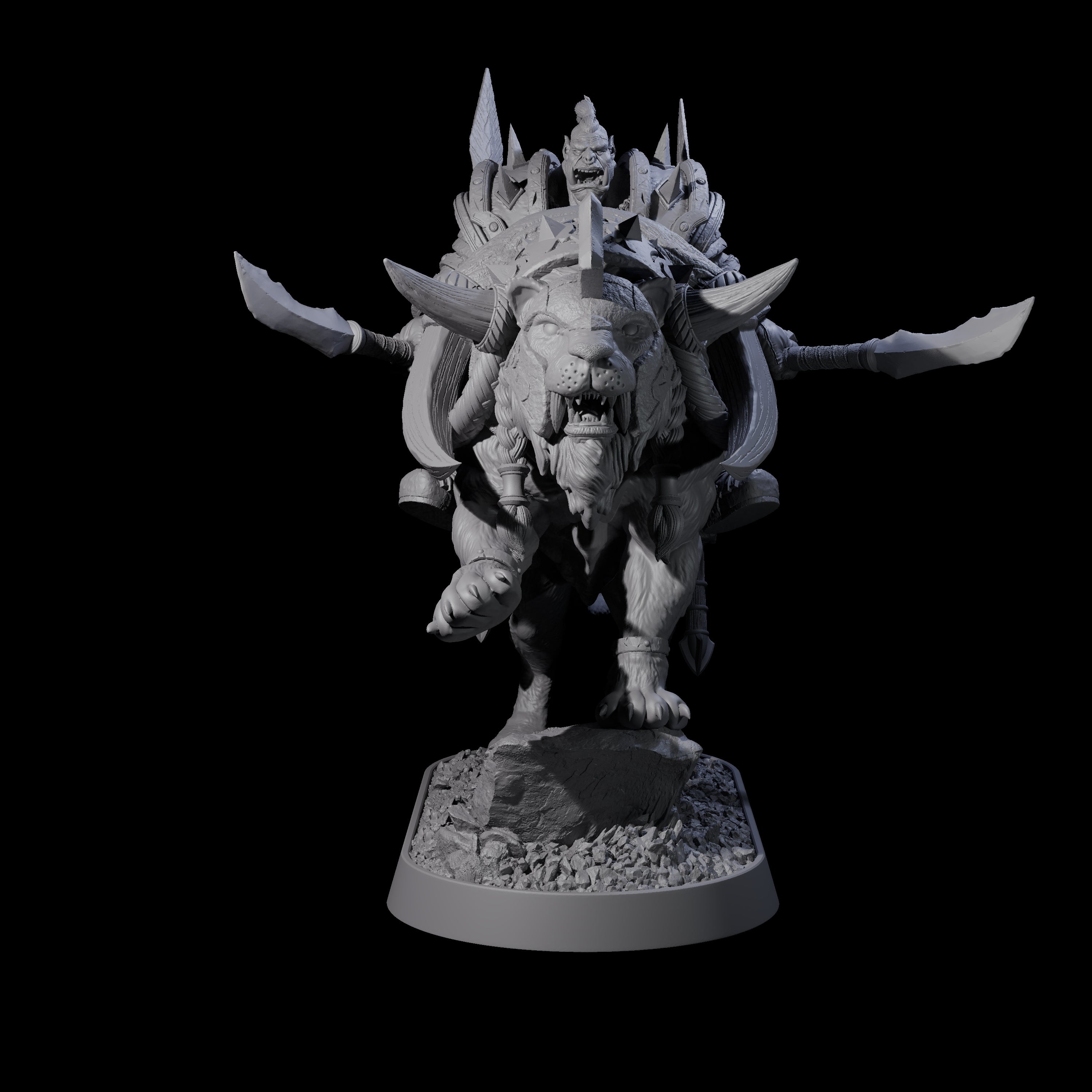 Honorable Orc of the East J Miniature for Dungeons and Dragons, Pathfinder or other TTRPGs