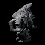 Honorable Orc of the East K Miniature for Dungeons and Dragons, Pathfinder or other TTRPGs