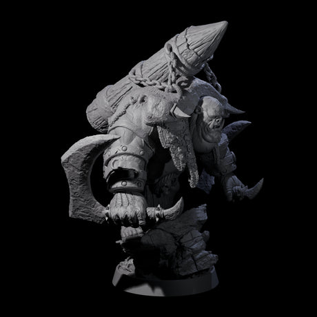 Honorable Orc of the East K Miniature for Dungeons and Dragons, Pathfinder or other TTRPGs