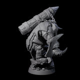 Honorable Orc of the East K Miniature for Dungeons and Dragons, Pathfinder or other TTRPGs