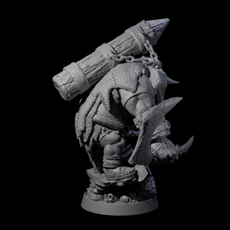 Honorable Orc of the East K Miniature for Dungeons and Dragons, Pathfinder or other TTRPGs
