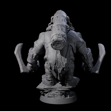 Honorable Orc of the East K Miniature for Dungeons and Dragons, Pathfinder or other TTRPGs