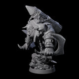 Honorable Orc of the East K Miniature for Dungeons and Dragons, Pathfinder or other TTRPGs