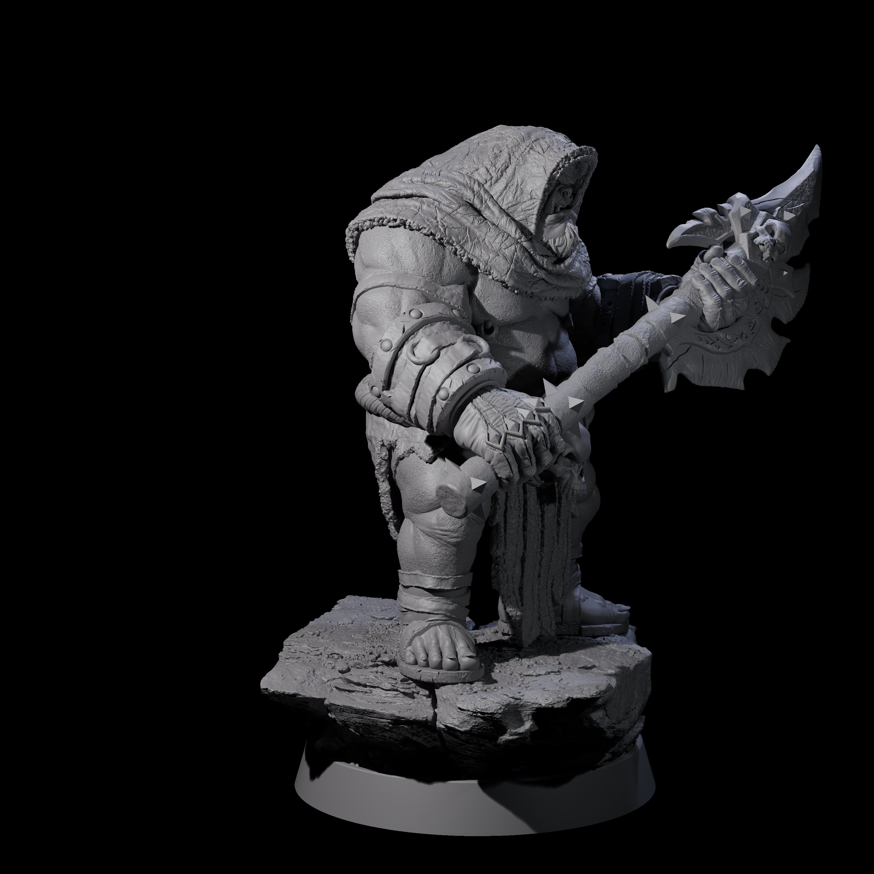 Honorable Orc of the East L Miniature for Dungeons and Dragons, Pathfinder or other TTRPGs