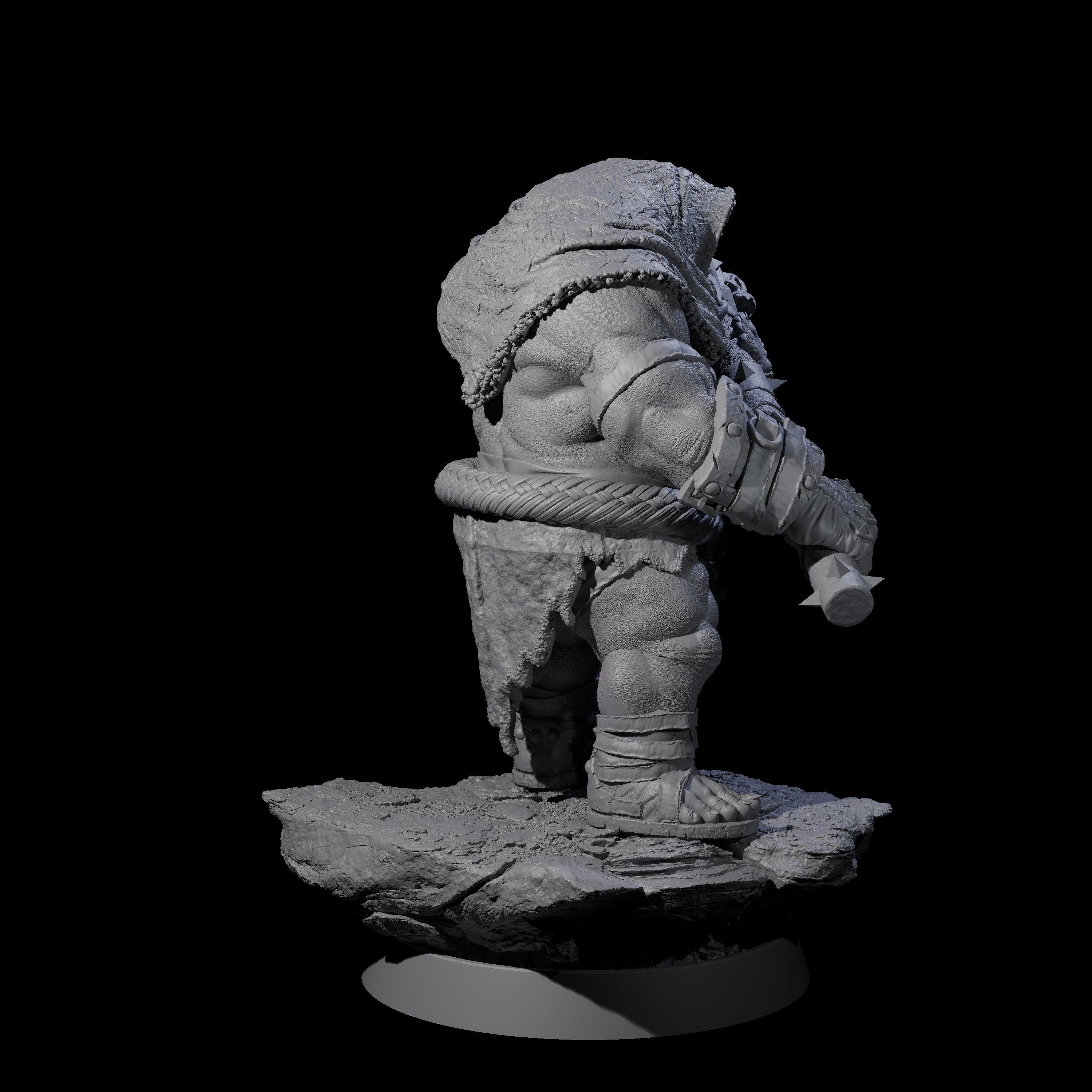 Honorable Orc of the East L Miniature for Dungeons and Dragons, Pathfinder or other TTRPGs