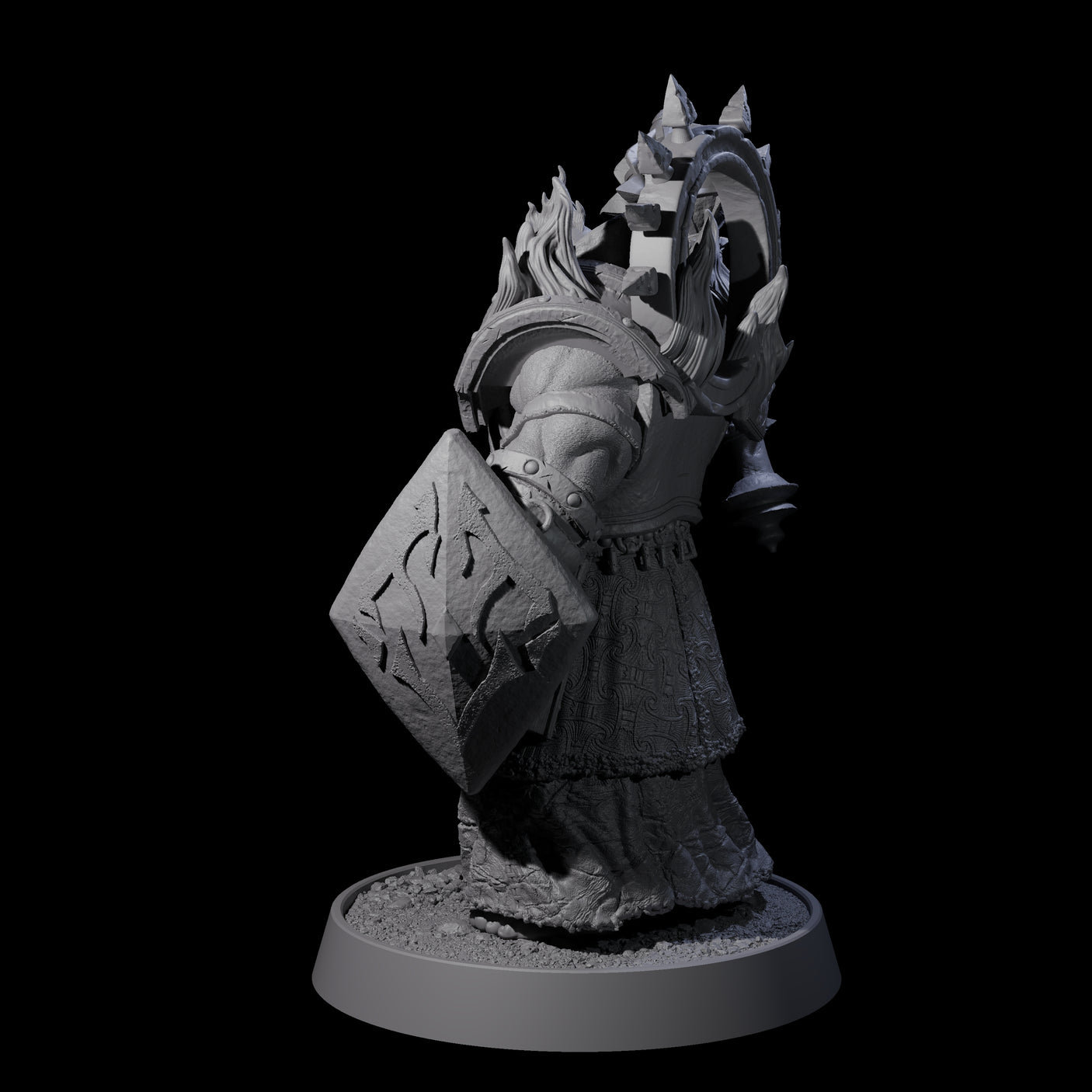 Honorable Orc of the East M Miniature for Dungeons and Dragons, Pathfinder or other TTRPGs