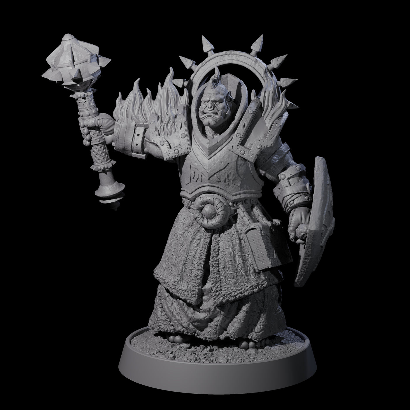 Honorable Orc of the East M Miniature for Dungeons and Dragons, Pathfinder or other TTRPGs
