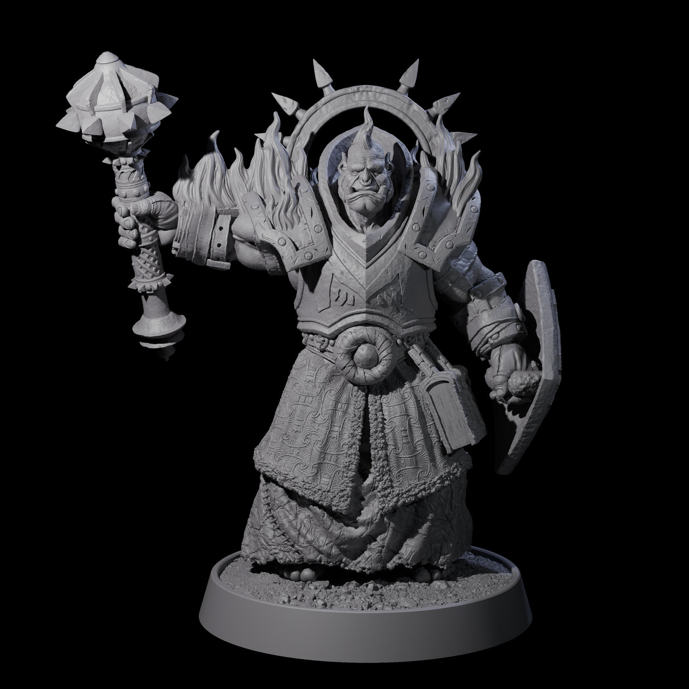 Honorable Orc of the East M Miniature for Dungeons and Dragons, Pathfinder or other TTRPGs