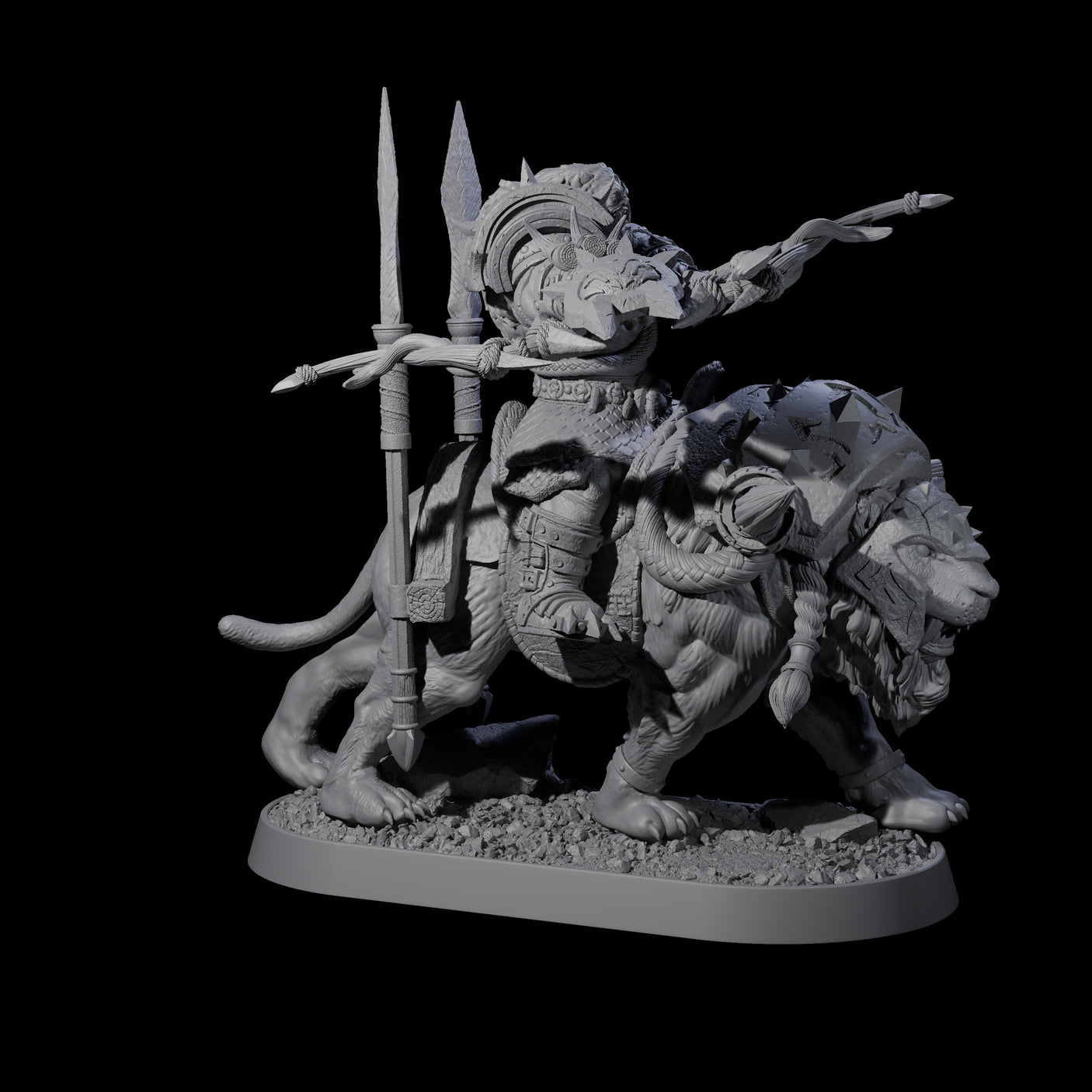 Honorable Orc of the East N Miniature for Dungeons and Dragons, Pathfinder or other TTRPGs