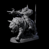 Honorable Orc of the East N Miniature for Dungeons and Dragons, Pathfinder or other TTRPGs