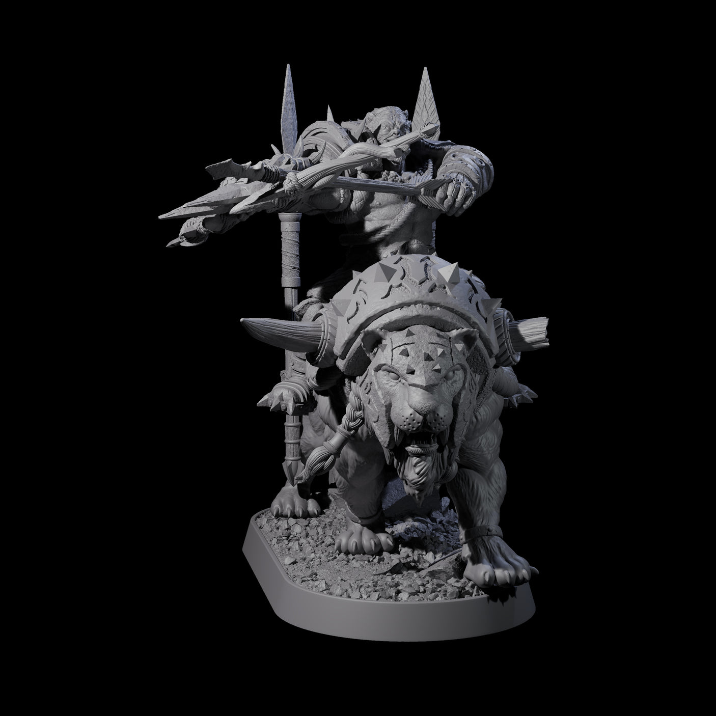 Honorable Orc of the East N Miniature for Dungeons and Dragons, Pathfinder or other TTRPGs