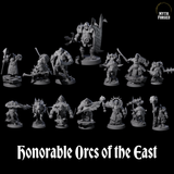 Honorable Orcs of the East Miniature for Dungeons and Dragons, Pathfinder or other TTRPGs