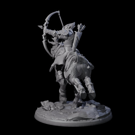Honourable High Elf Rider on Giant Elk B Miniature for Dungeons and Dragons, Pathfinder or other TTRPGs