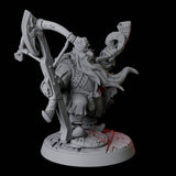 Horn Blowing Ranger Miniature for Dungeons and Dragons, Pathfinder or other TTRPGs