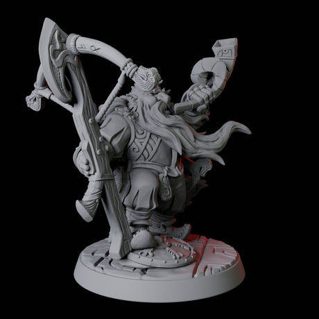 Horn Blowing Ranger Miniature for Dungeons and Dragons, Pathfinder or other TTRPGs