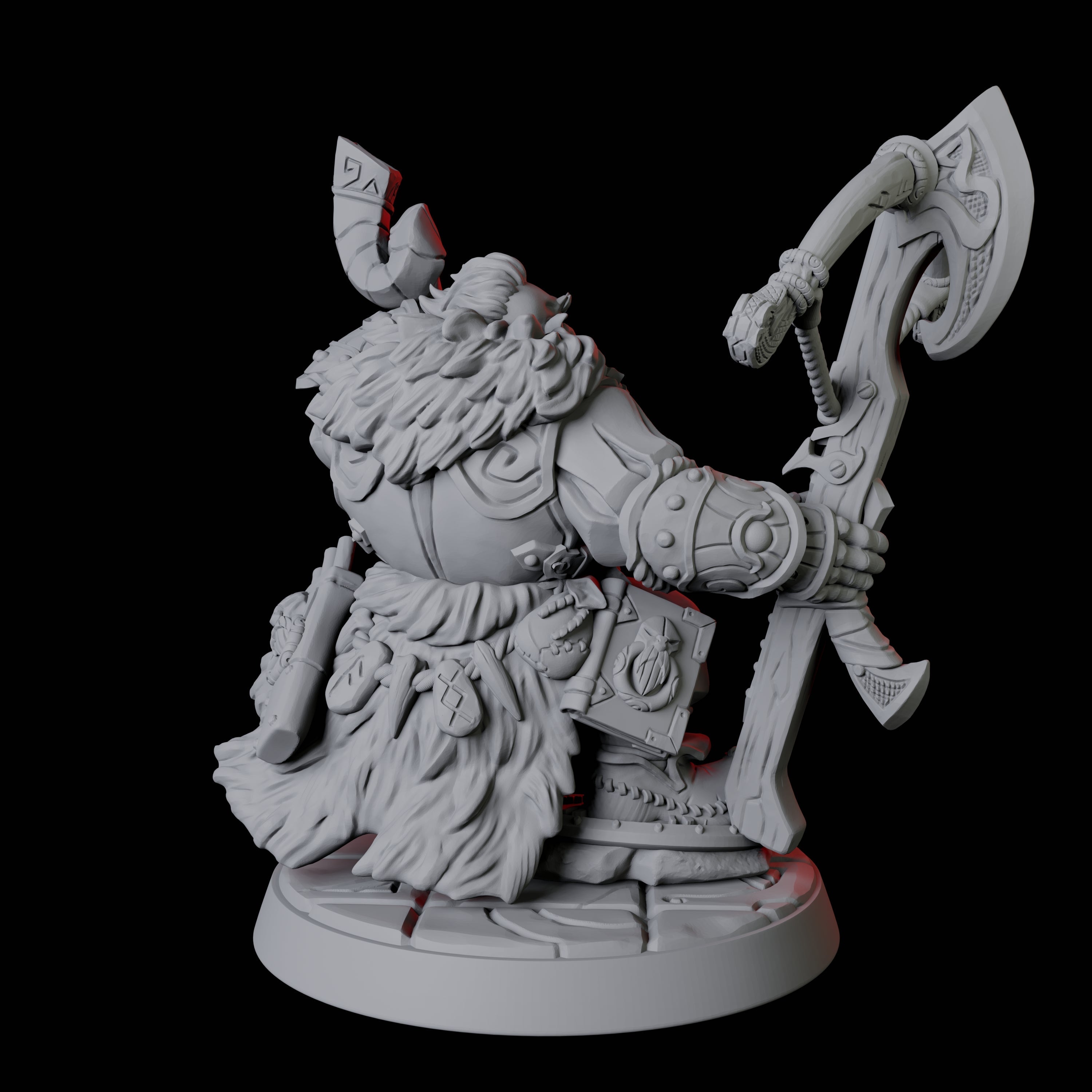 Horn Blowing Ranger Miniature for Dungeons and Dragons, Pathfinder or other TTRPGs