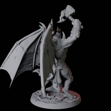 Horned Devil Blacksmith Miniature for Dungeons and Dragons, Pathfinder or other TTRPGs