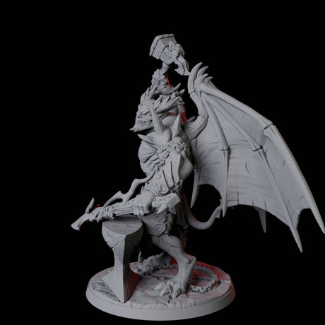 Horned Devil Blacksmith Miniature for Dungeons and Dragons, Pathfinder or other TTRPGs