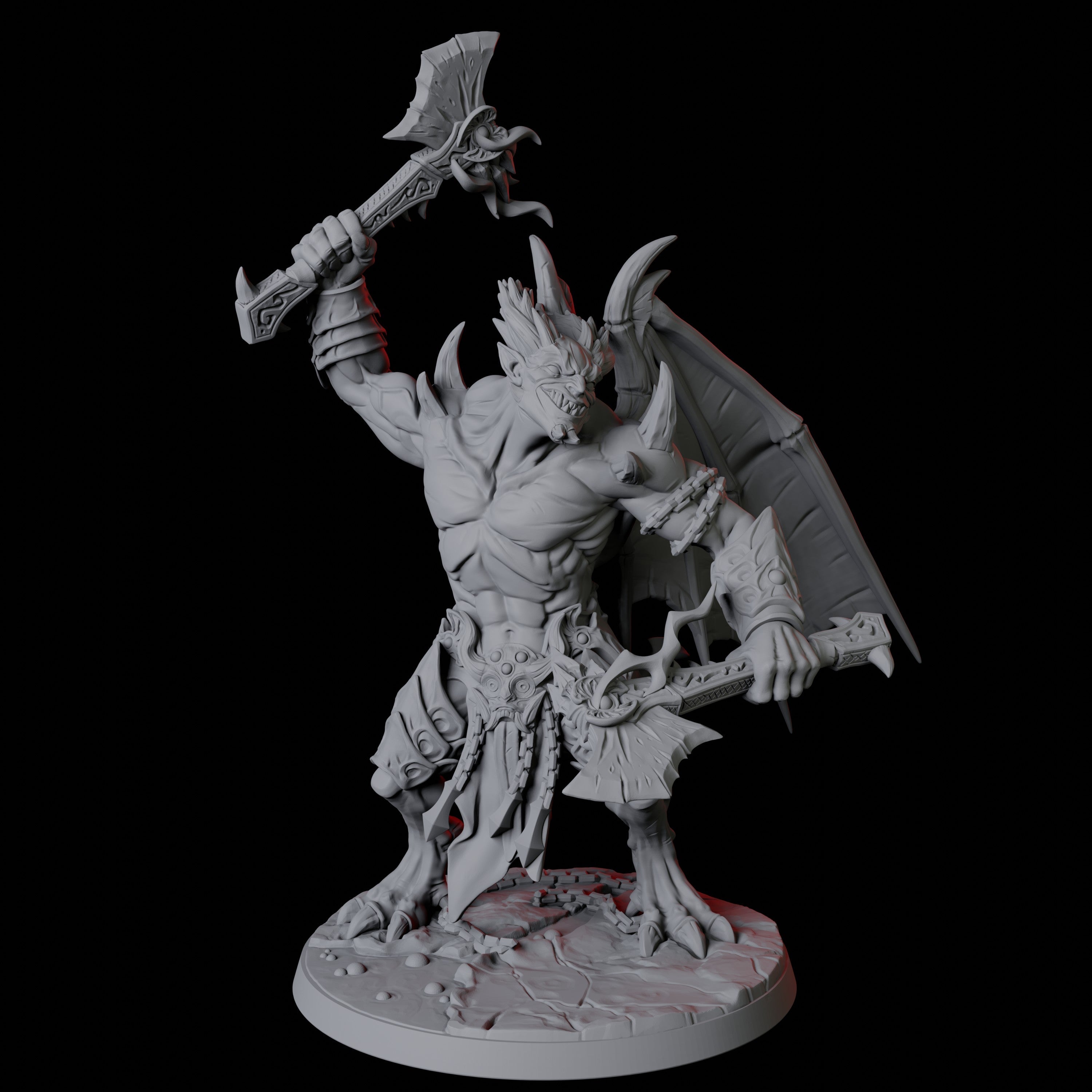 Horned Devil Champion Miniature for Dungeons and Dragons