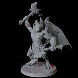 Horned Devil Champion Miniature for Dungeons and Dragons, Pathfinder or other TTRPGs