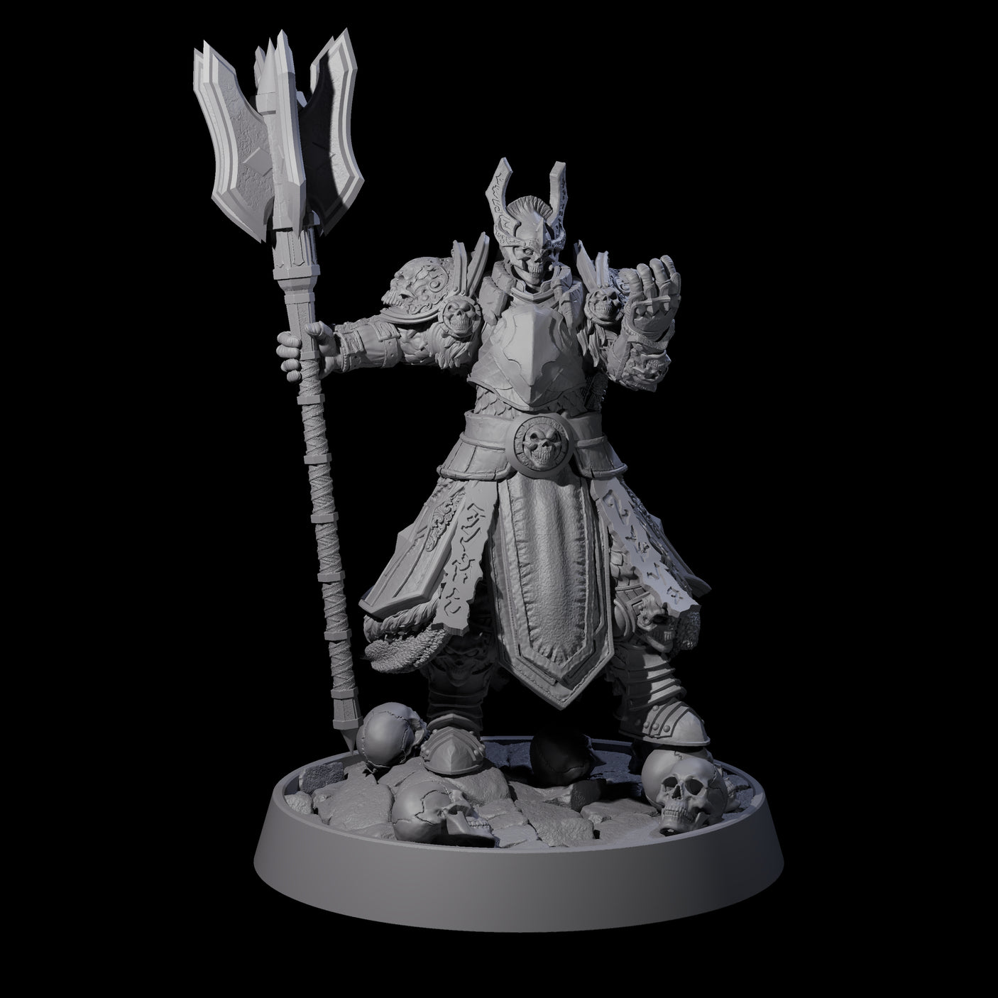 Horrible Undead Horde B Miniature for Dungeons and Dragons, Pathfinder or other TTRPGs