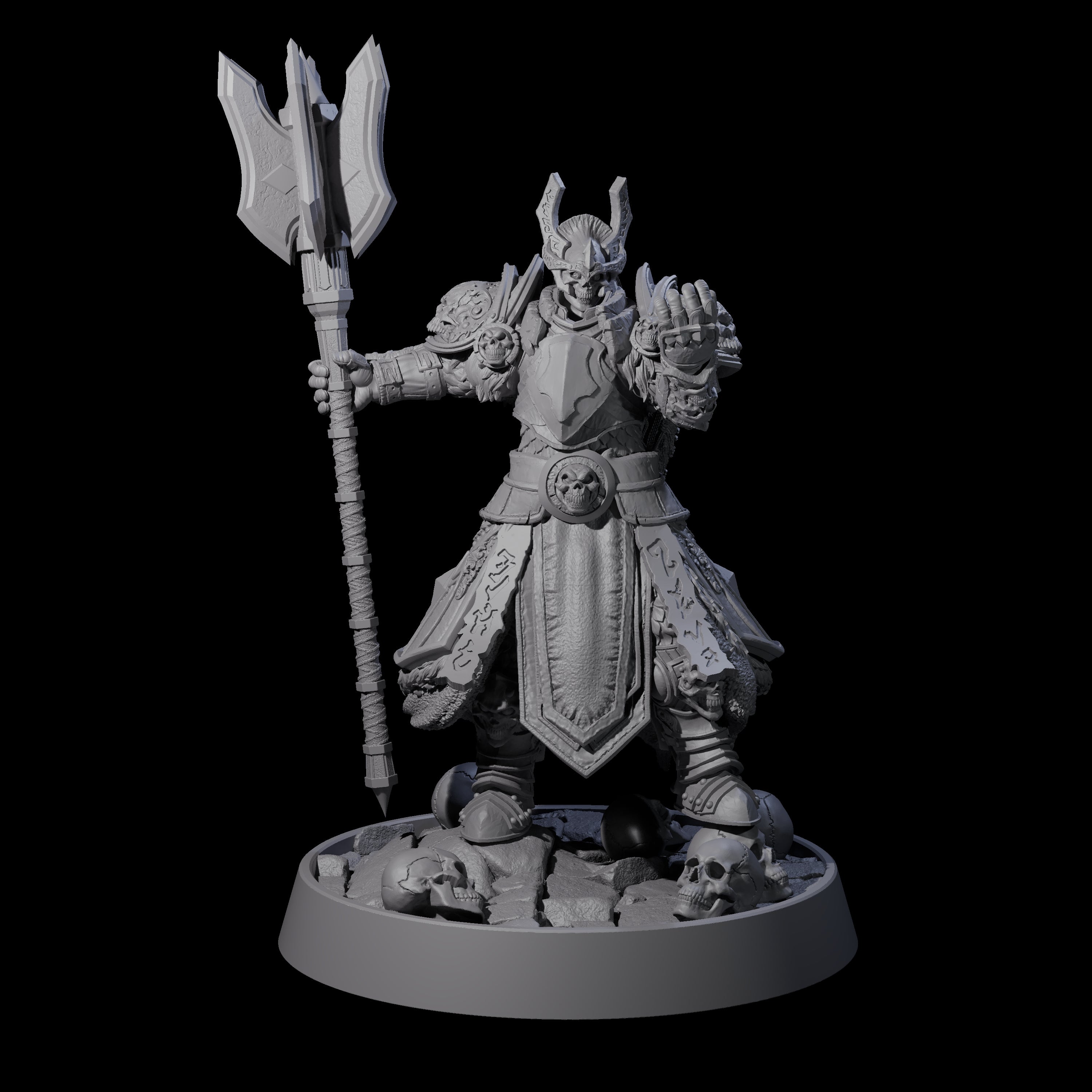 Horrible Undead Horde B Miniature for Dungeons and Dragons, Pathfinder or other TTRPGs